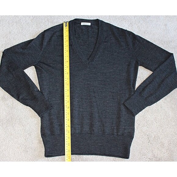 Tomas Meier  *formerly Bottega Veneta - Deep V-Neck Lightweight Wool Pullover XS - Picture 6 of 9